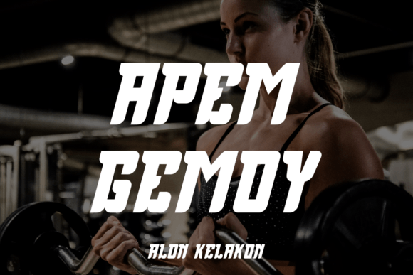 Apem Gemoy: The Display Typeface That Elevates Campaign Visuals