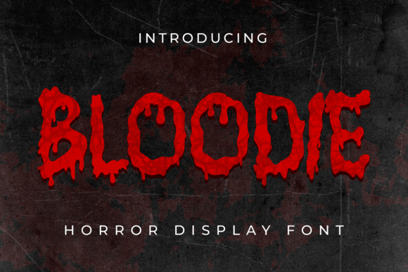 Bloodie: A Bold Display Font for High-Impact Branding