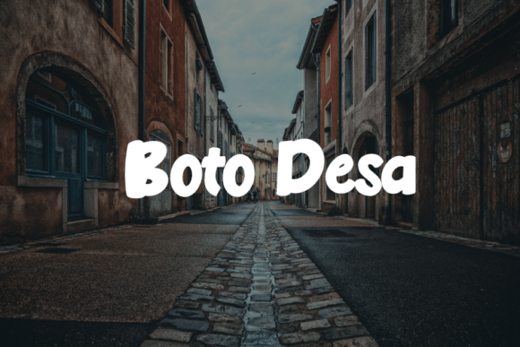 Boto Desa Typeface: A Display Font for Modern Digital Brands