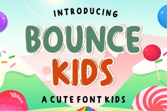 Bounce Kids: The Perfect Display Font for Playful Brand Identity