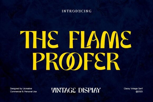 Bringing Warmth to Your Shop with The Flame Proofer Typeface