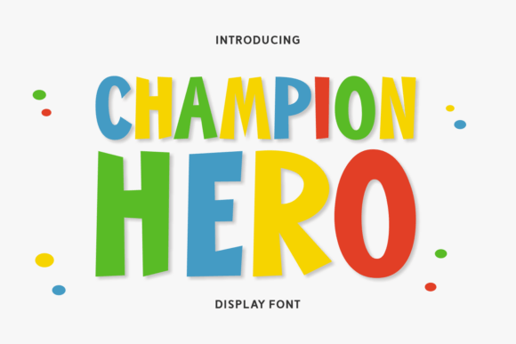 Champion Hero: The Perfect Display Font for Editorial Design
