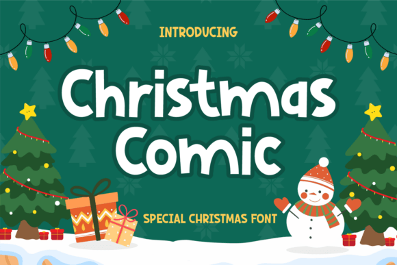 Christmas Comic: The Perfect Display Font for Festive Branding Projects