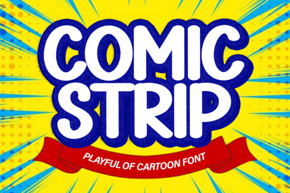 Comic Strip: A Fresh Display Typeface for Casual Branding