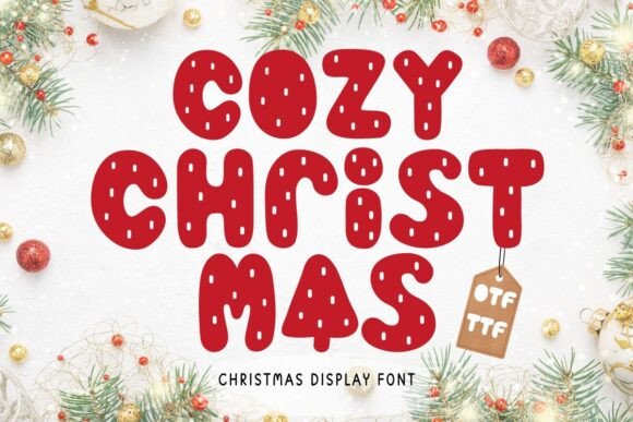 Cozy Christmas: The Retro Display Typeface for Festive Campaigns