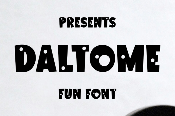 Daltome: A Vibrant Display Font for Bold Brand Identities