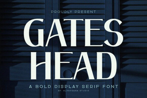 Gateshead: A Modern Display Typeface for Web Design