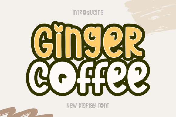 Ginger Coffee: A Whimsical Display Typeface for Modern Web Design