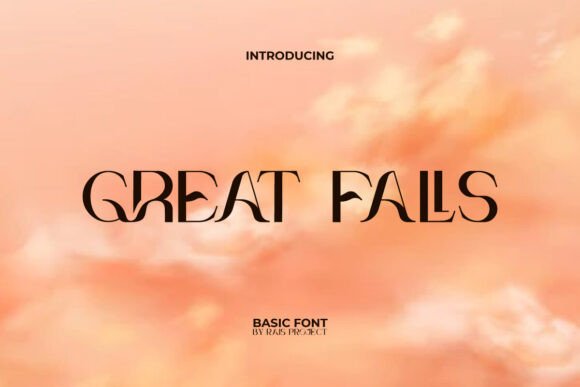 Great Falls Font: Elevating Campaign Visuals with Elegant Display Type