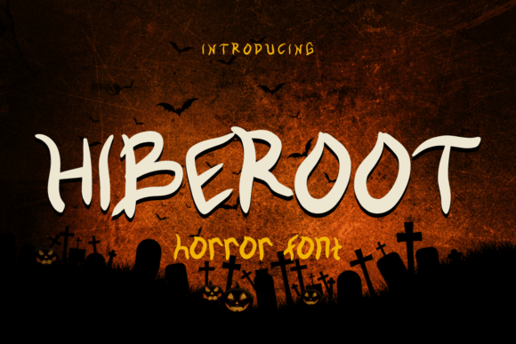 Hiberoot: A Spine-Chilling Display Typeface for Editorial Design