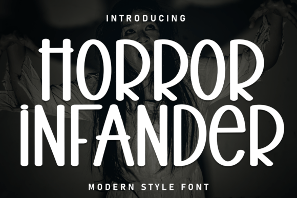 Horror Infander: A Bold Display Typeface for Spooky Brand Identity