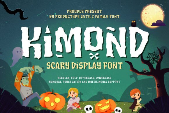 Kimond: The Bold Halloween Typeface for Memorable Branding