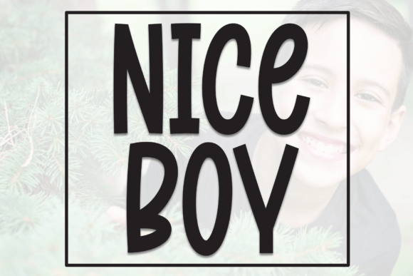 Nice Boy: The Perfect Display Typeface for Handmade Product Branding