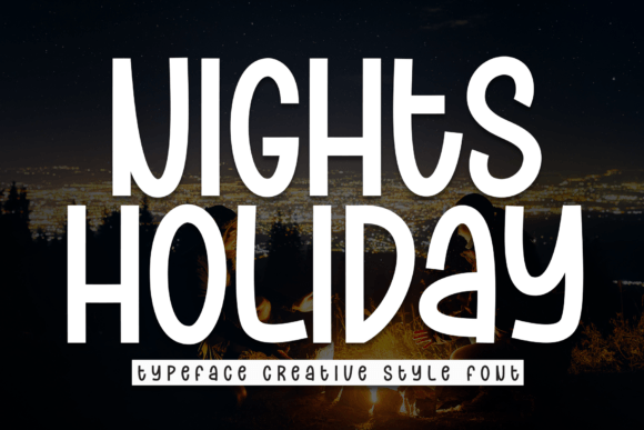 Nights Holiday: A Festive Display Typeface for Modern Web Design