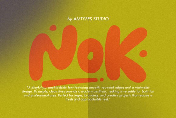 Nok: A Modern Display Font for Editorial Design and Content Branding