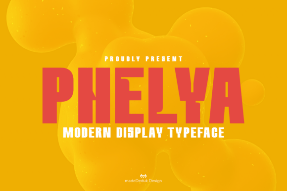 Phelya: A Modern Display Typeface for Editorial Design
