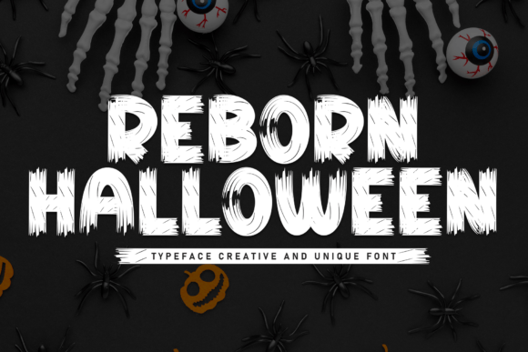 Reborn Halloween: The Spooky Display Font for Editorial Design