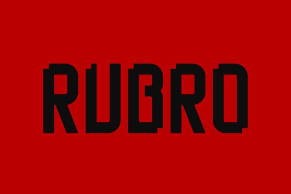 Rubro: The Bold Display Typeface for High-Impact Campaigns