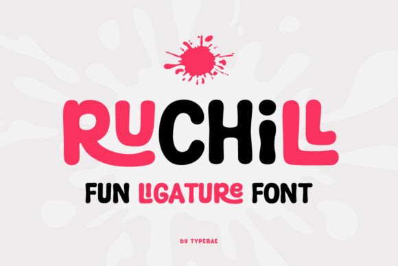 Ruchill: A Playful Display Typeface for Modern Web Design