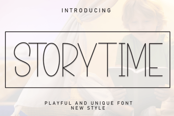 Storytime: The Handwritten Display Typeface for Authentic Branding