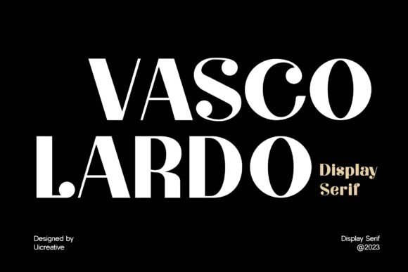 Vascolardo: The Elegant Serif Display Font for Editorial Design