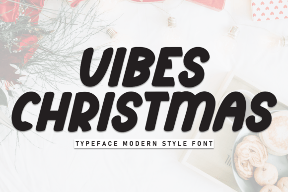 Vibes Christmas: A Bold Display Font for Festive Web Experiences